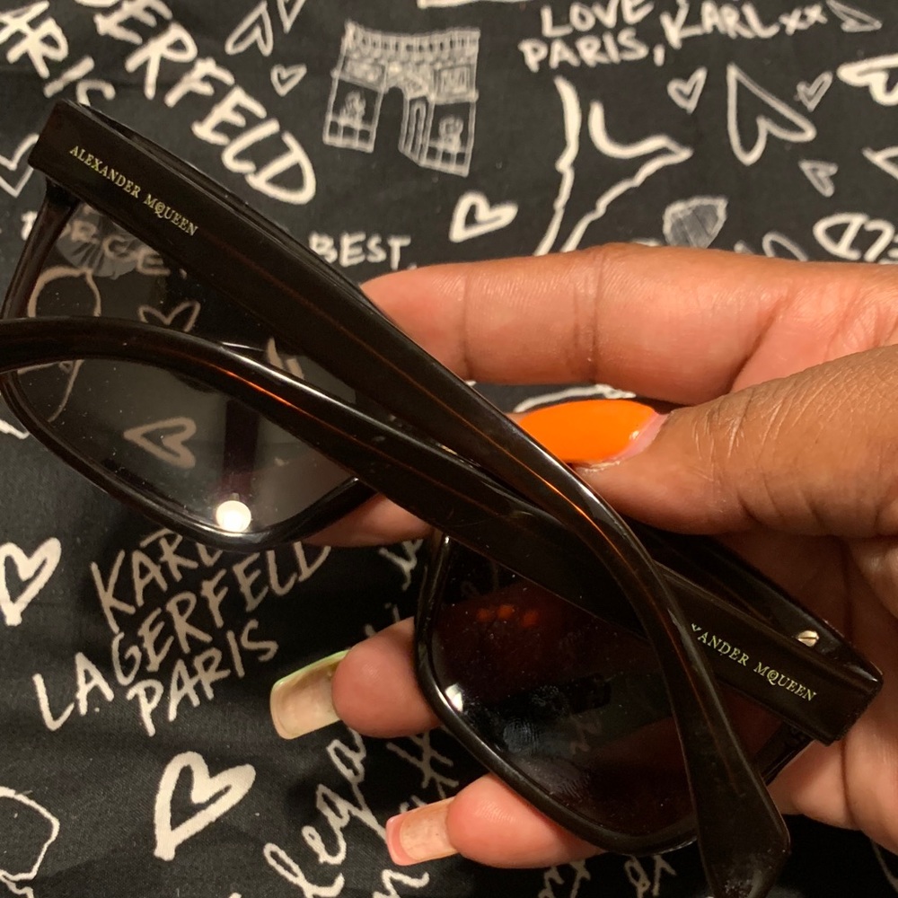 Alexander McQueen Tortoise Shell Sunglasses